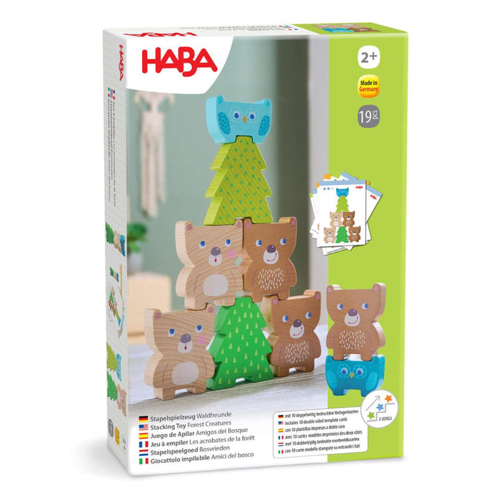 Forest Friends Stacking Toy - ’Wooden Toy - Baby Kids Kids Adult Baby’