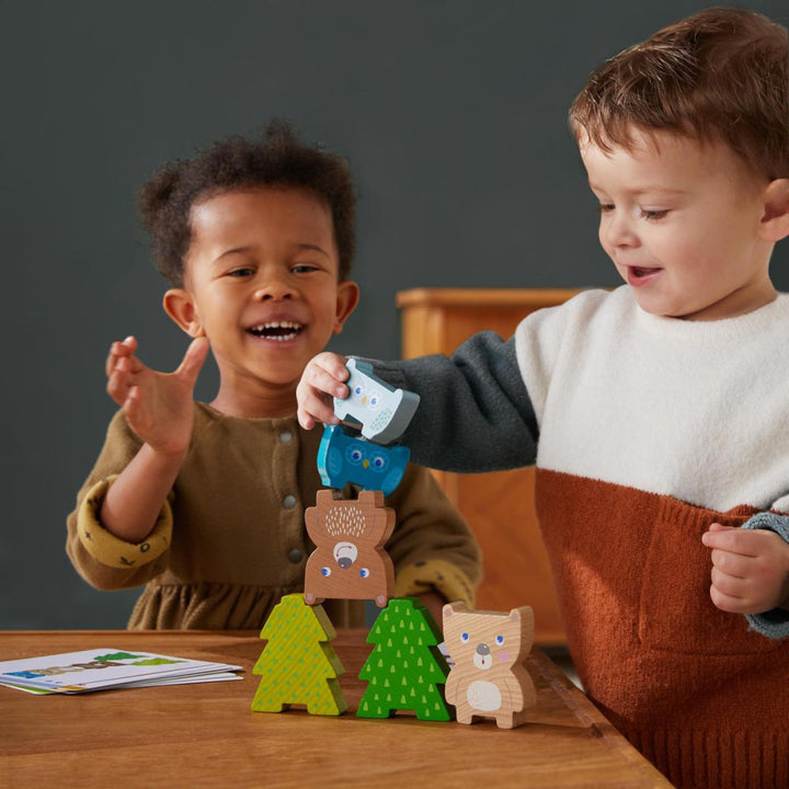 Forest Friends Stacking Toy - ’Wooden Toy - Baby Kids Kids Adult Baby’