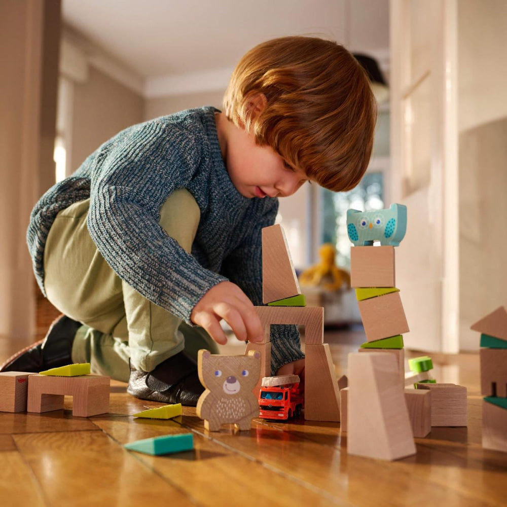 Forest Friends Stacking Toy - ’Wooden Toy - Baby Kids Kids Adult Baby’