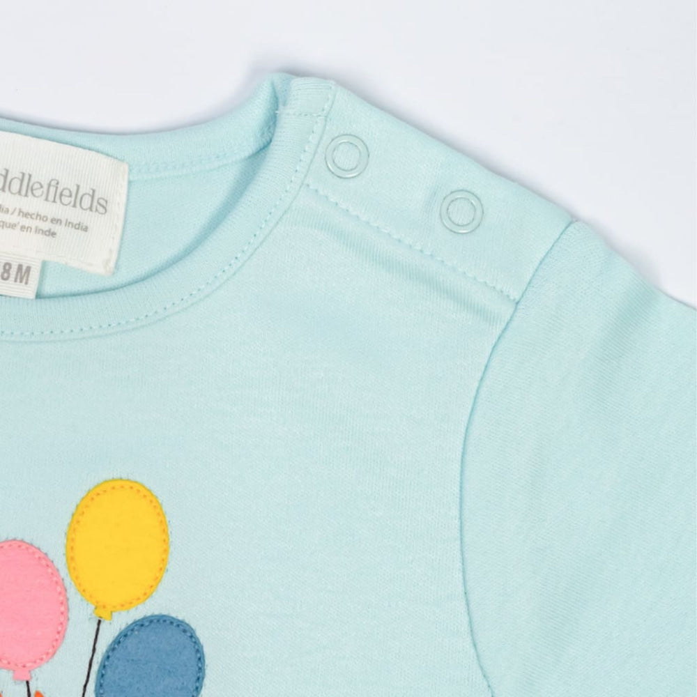 Foxie Interlock Shirt - Cornflower Blue - T-shirt