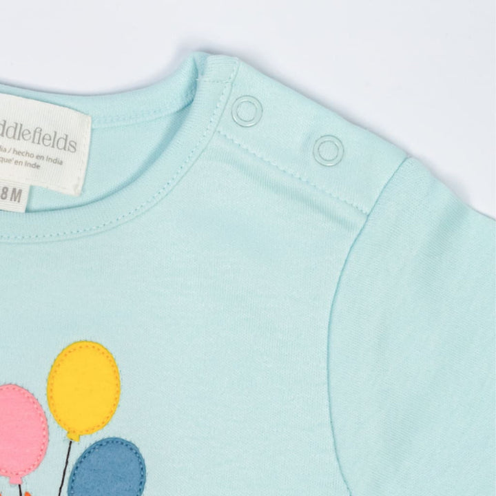 Foxie Interlock Shirt - Cornflower Blue - T-shirt