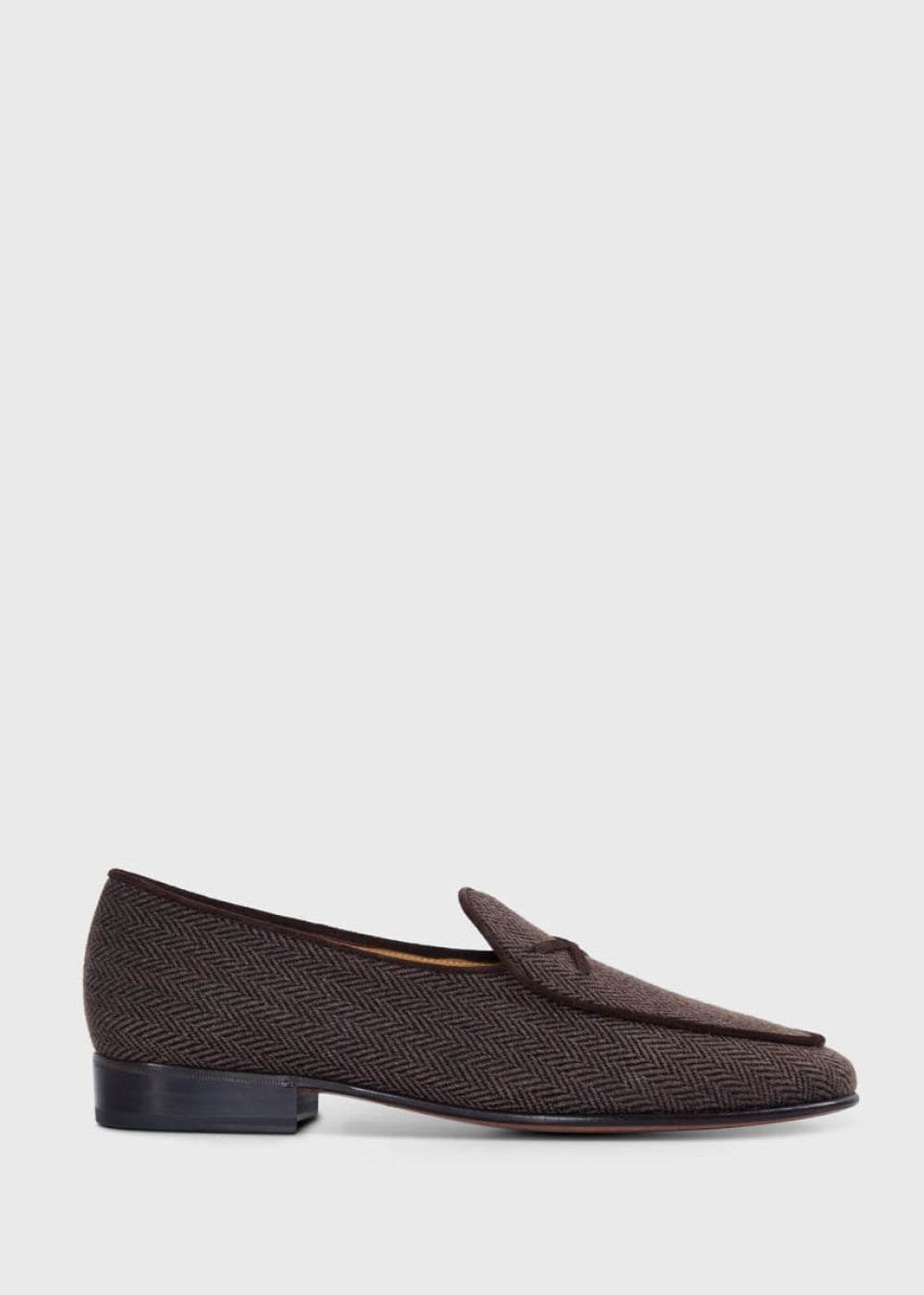 Francisco II Herringbone Loafer - Brown - Loafers