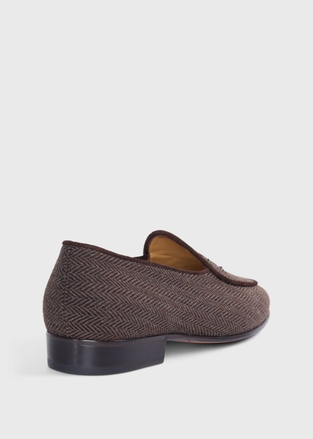 Francisco II Herringbone Loafer - Brown - Loafers