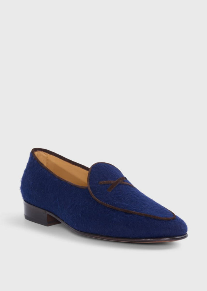 Francisco Ii Wool Loafer - Dark Blue - Loafers