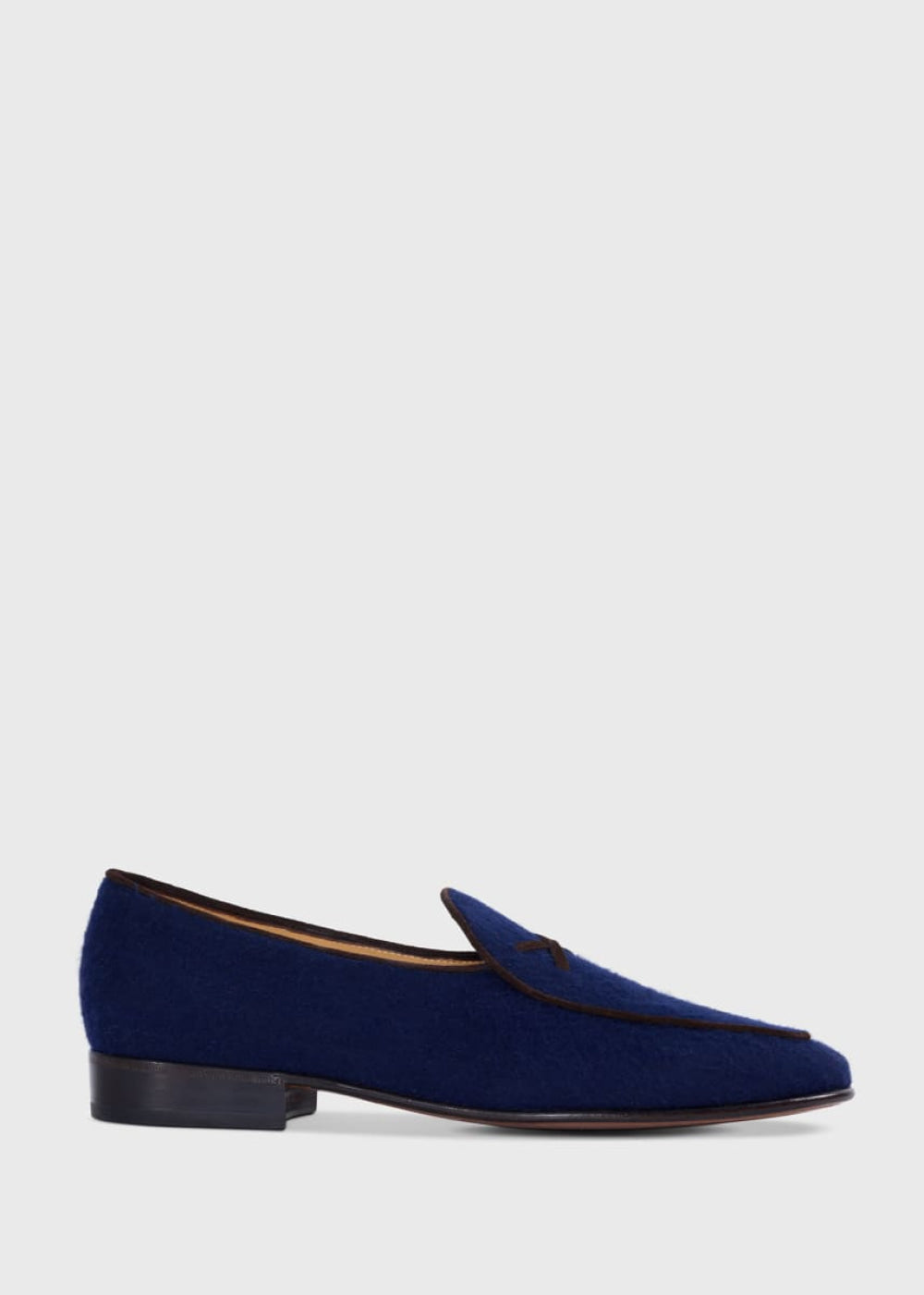 Francisco Ii Wool Loafer - Dark Blue - Loafers