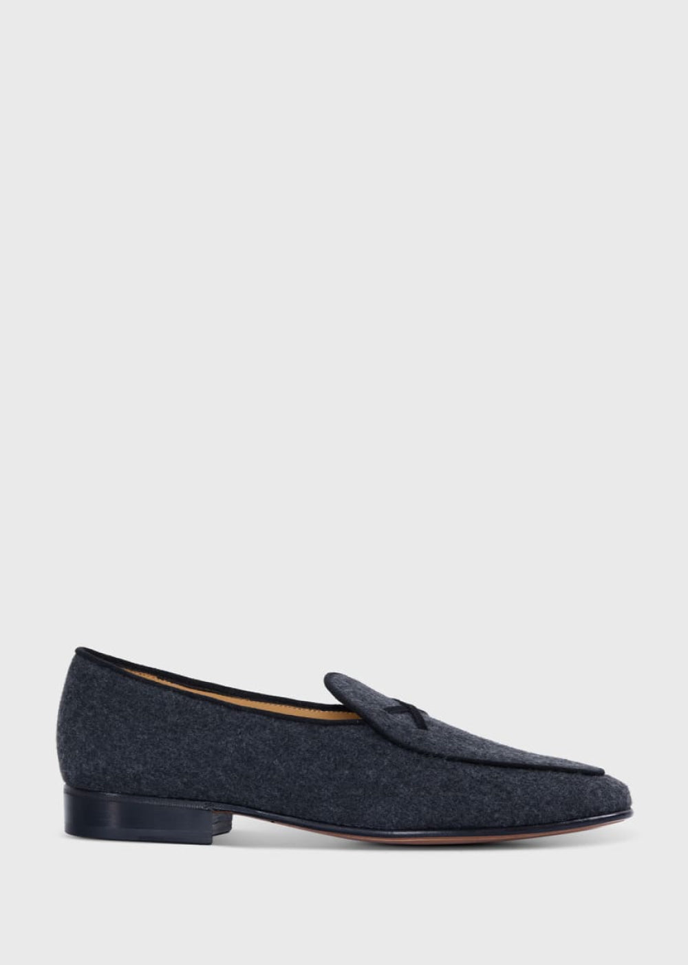 FRANCISCO II WOOL LOAFER - Dark Grey - Loafers