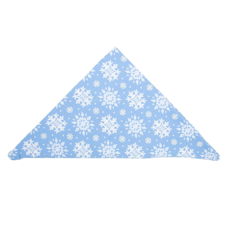 French Terry Receiving Blanket - Blue Snowflake - OS - Blanket