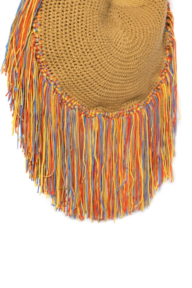 Fringe Colorful Boho Bag - One Size - Shoulder Bag
