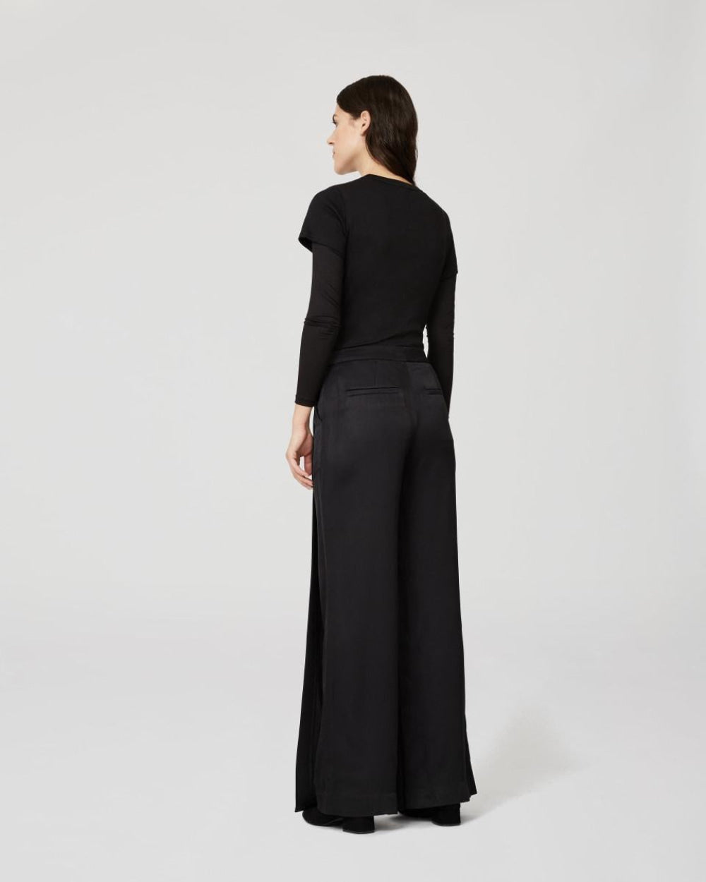 Front-flap Karla Pant - Black - Pants