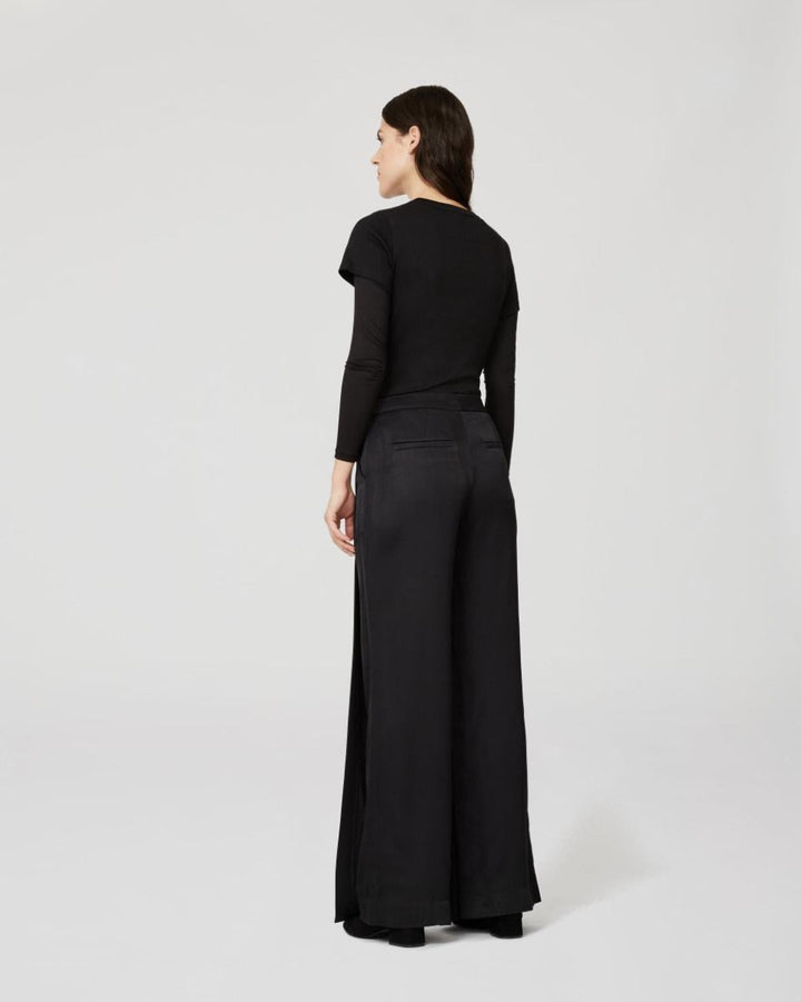 Front-flap Karla Pant - Black - Pants