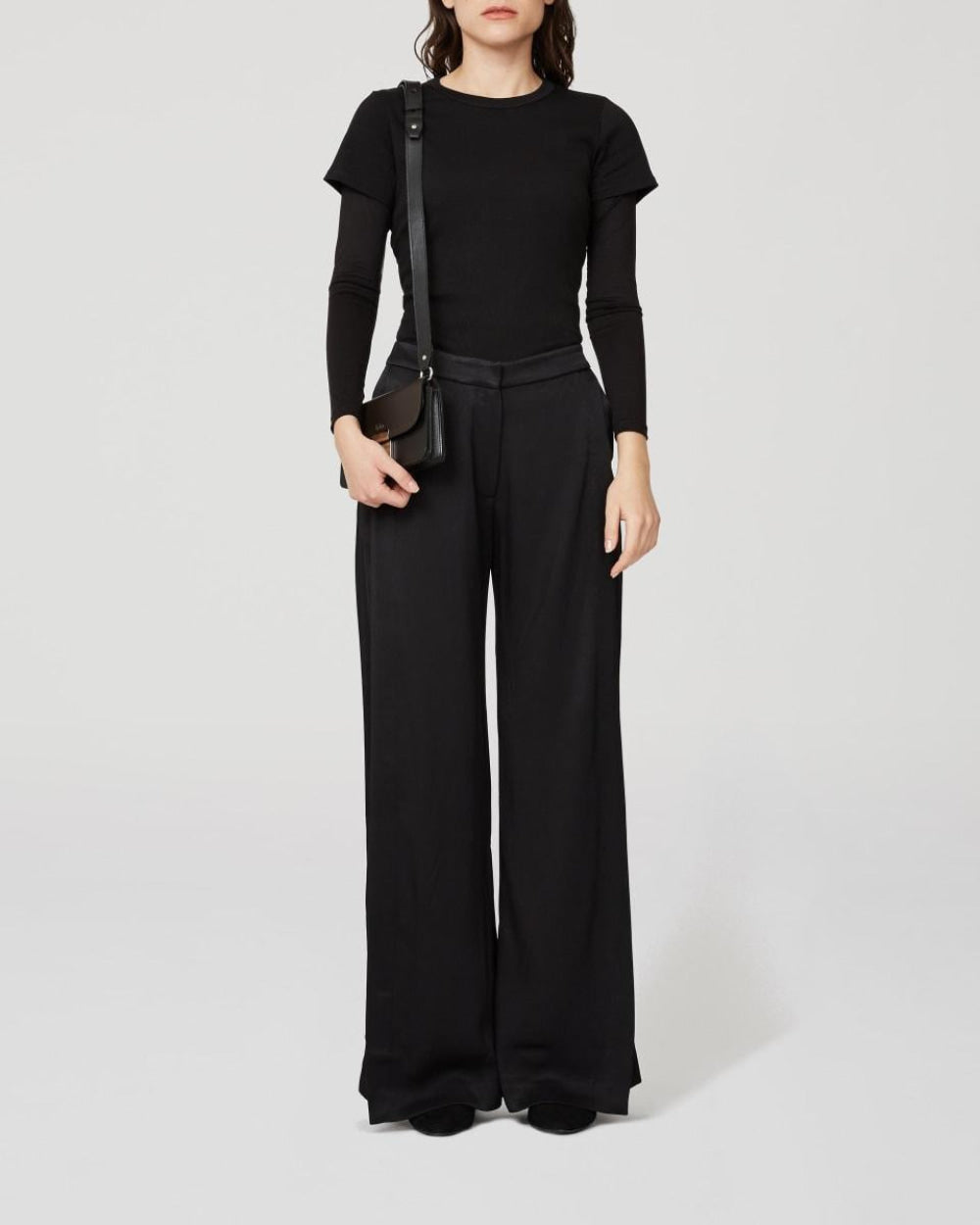 Front-flap Karla Pant - Black - Pants
