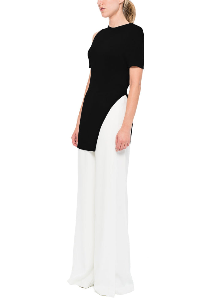 Front-flap Karla Pant - White - Pants