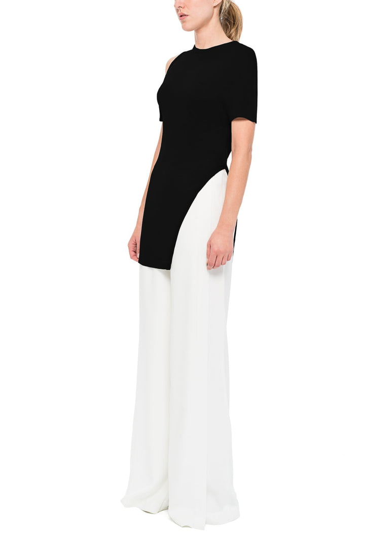 Front-flap Karla Pant - White - Pants