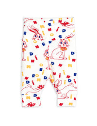 Mr Rabbit Aop Nb Leggings - Offwhite