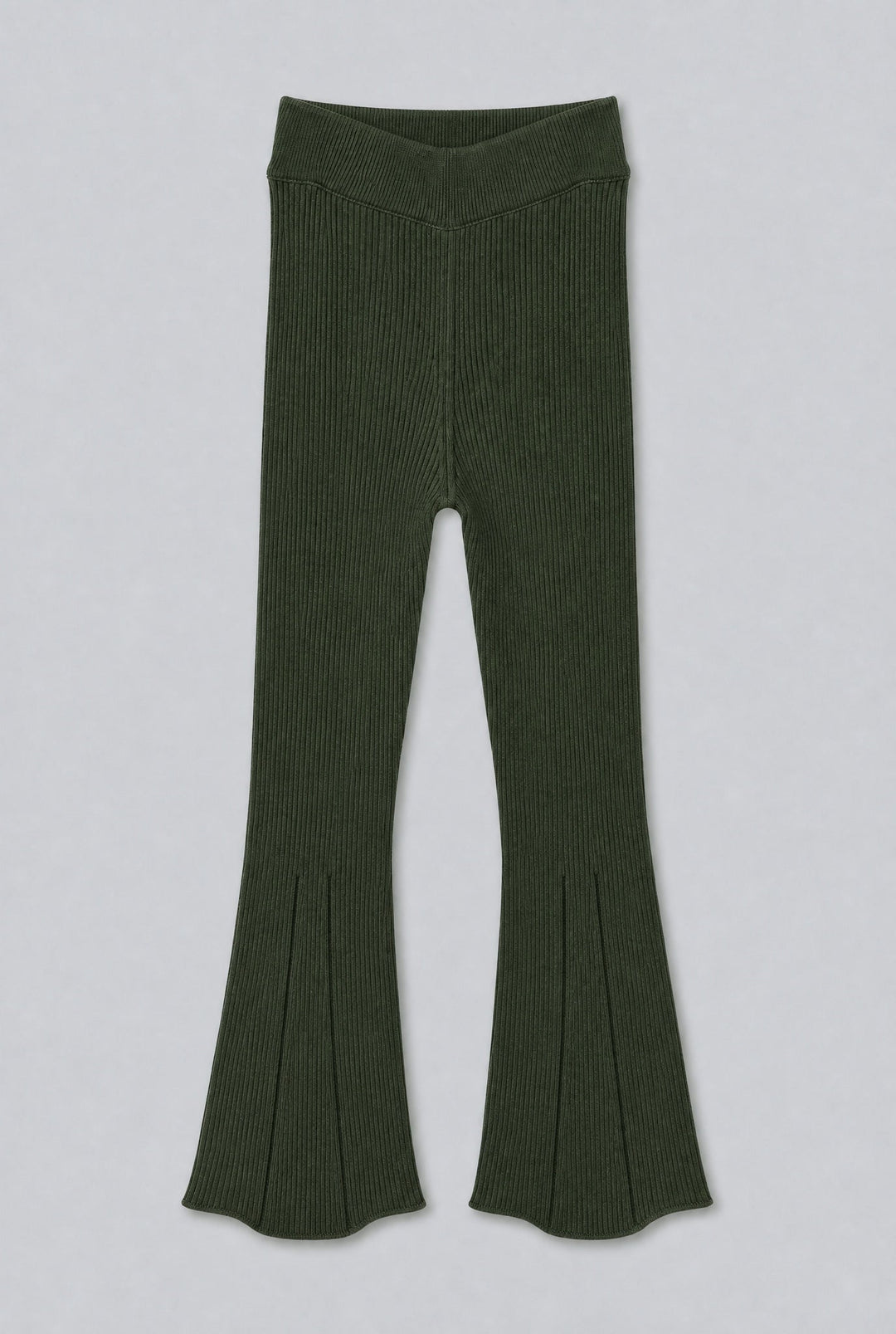 Flare Sweater Pants - Olive