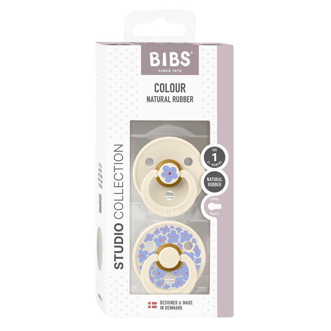 Bibs Pacifier 2 Pack - Ivory Mix