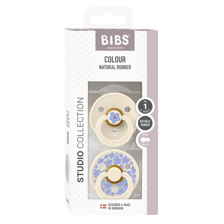 Bibs Pacifier 2 Pack - Ivory Mix