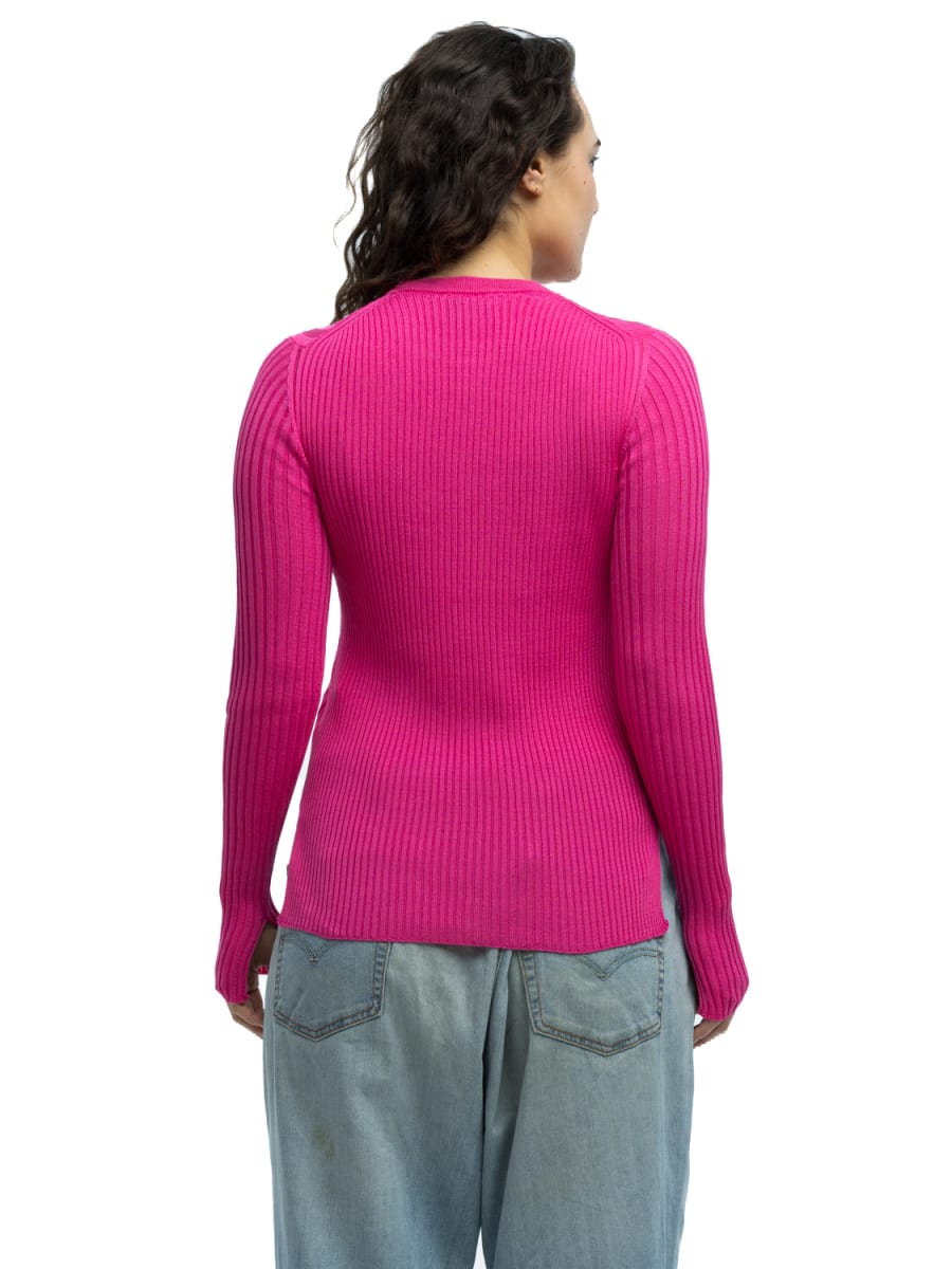 Pania Ribbed Crewneck - Pink