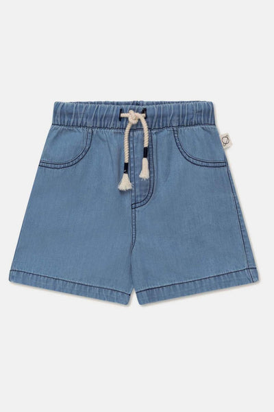 Denim baby bermuda shorts - Denim