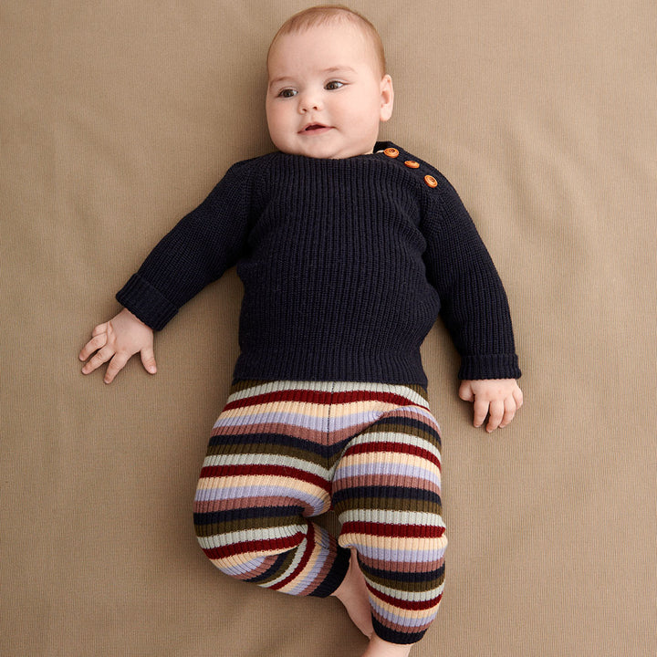 Baby Rib Sweater - Teal