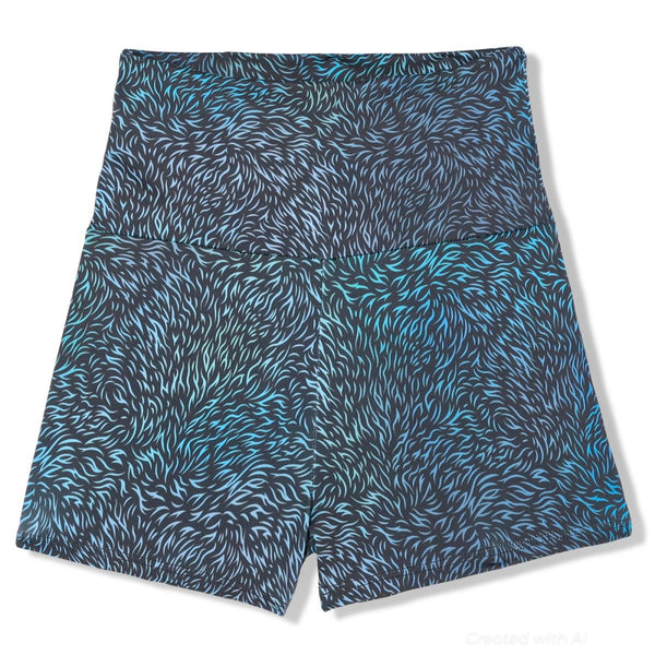 Fur Ombre High Waisted Short - Shorts