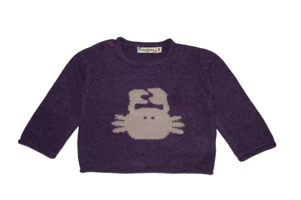 Fushia Sweater - Violet - Sweater