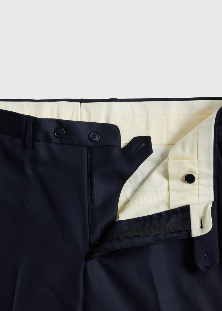 Super 110 Basic Soft Construction Suit - Navy