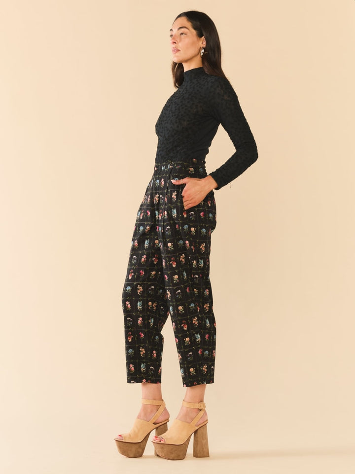 Maeve Pant - Florence Black Floral