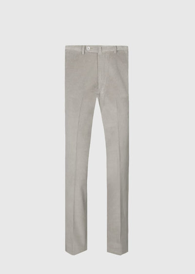 Soft Corduroy Dress Trouser - Light Grey