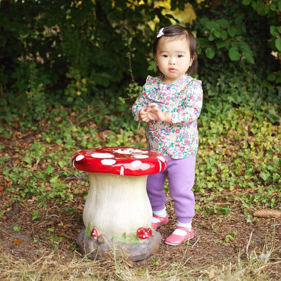 Multi Floral Frill Top And Jogger Set