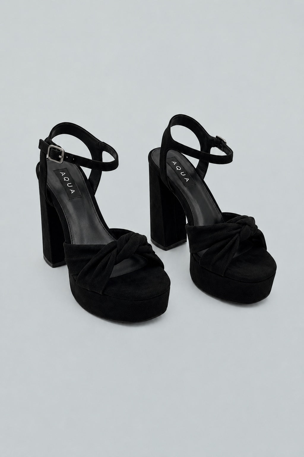 Pasha Sandals - Black Suede