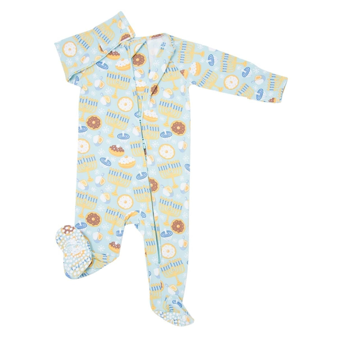 Zipper Footie - Hanukkah