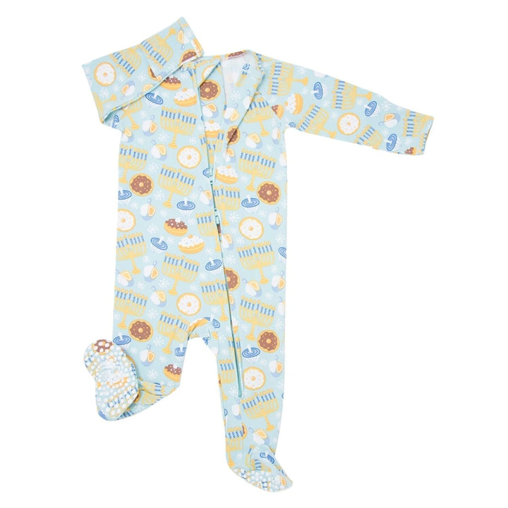 Zipper Footie - Hanukkah