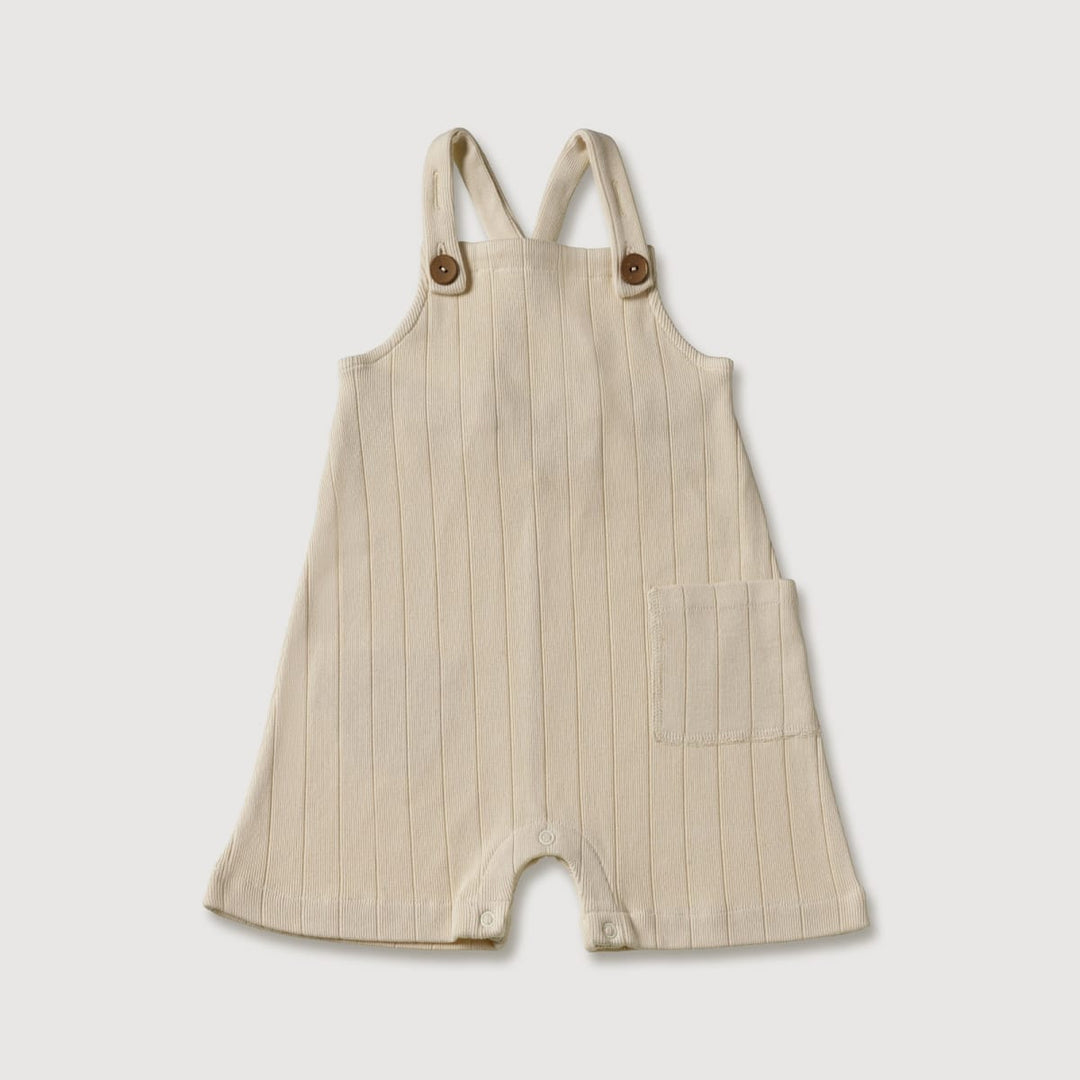 Rib Overalls - Bone