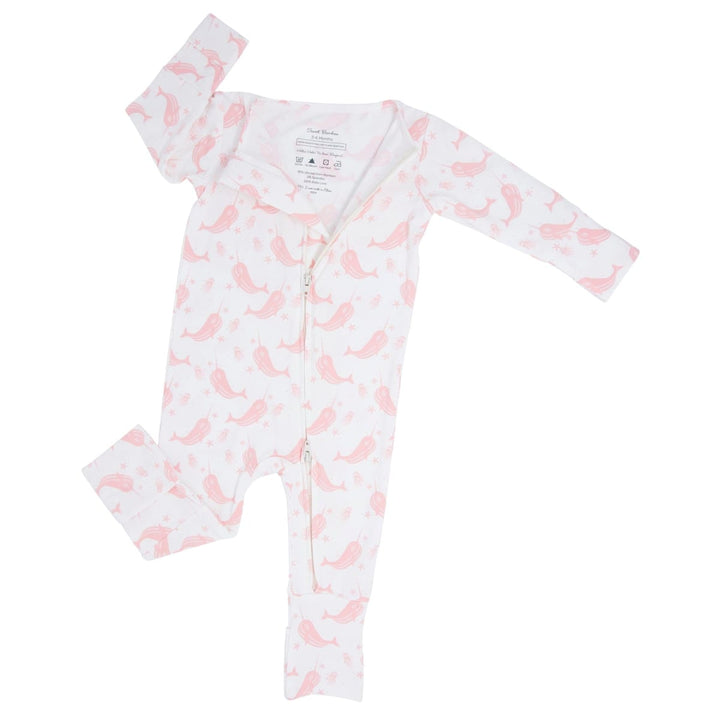 Convertible Romper - Narwhal Pink