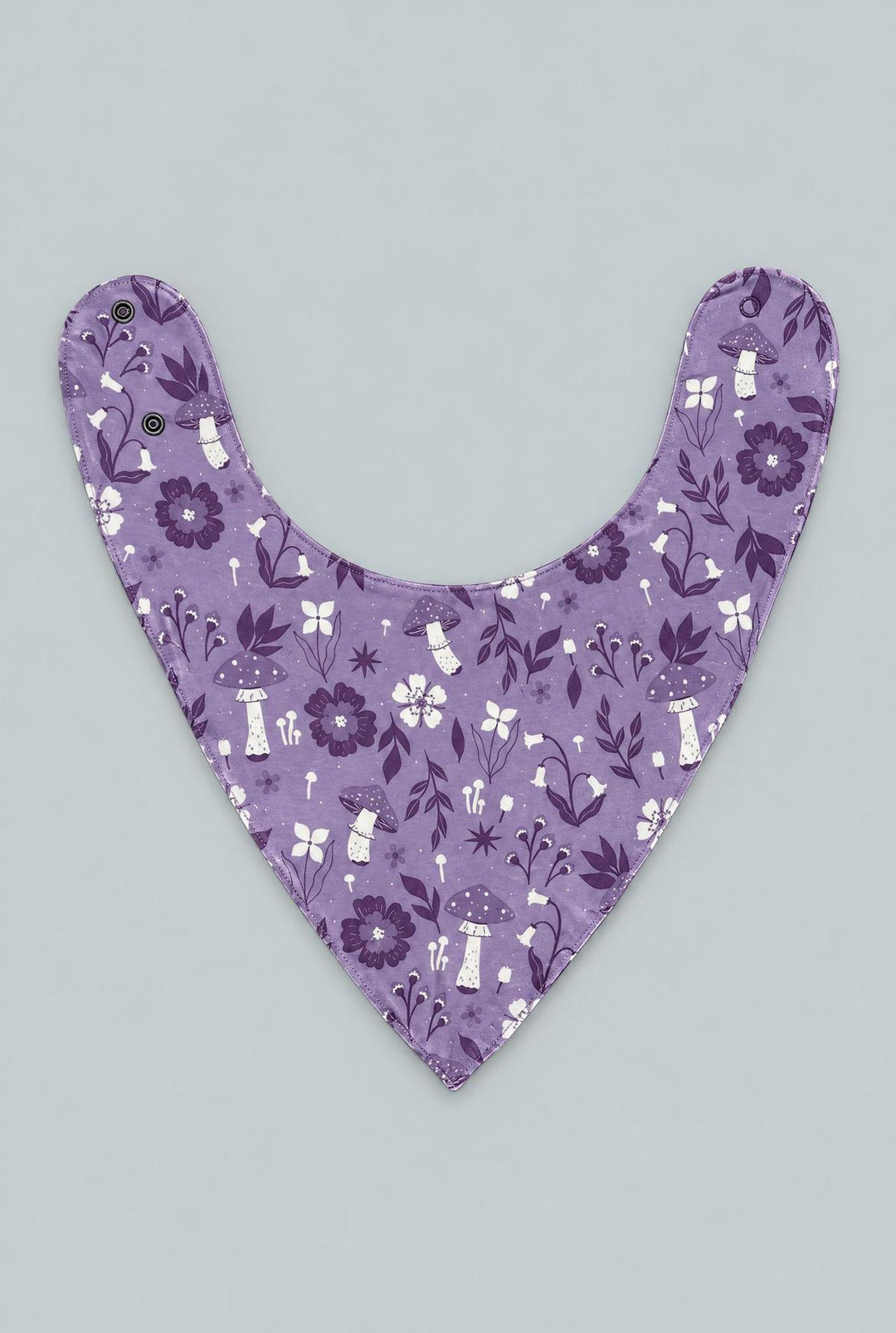 Mushroom Floral Baby Bib - Meadow