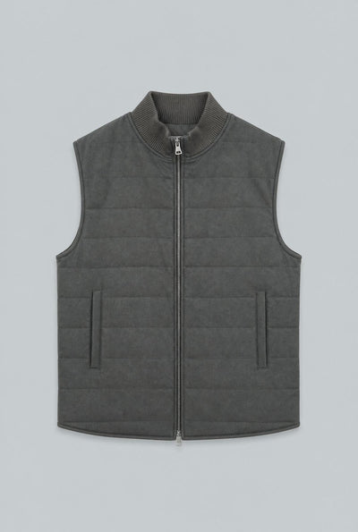 Wool & Cashmere Vest - Navy