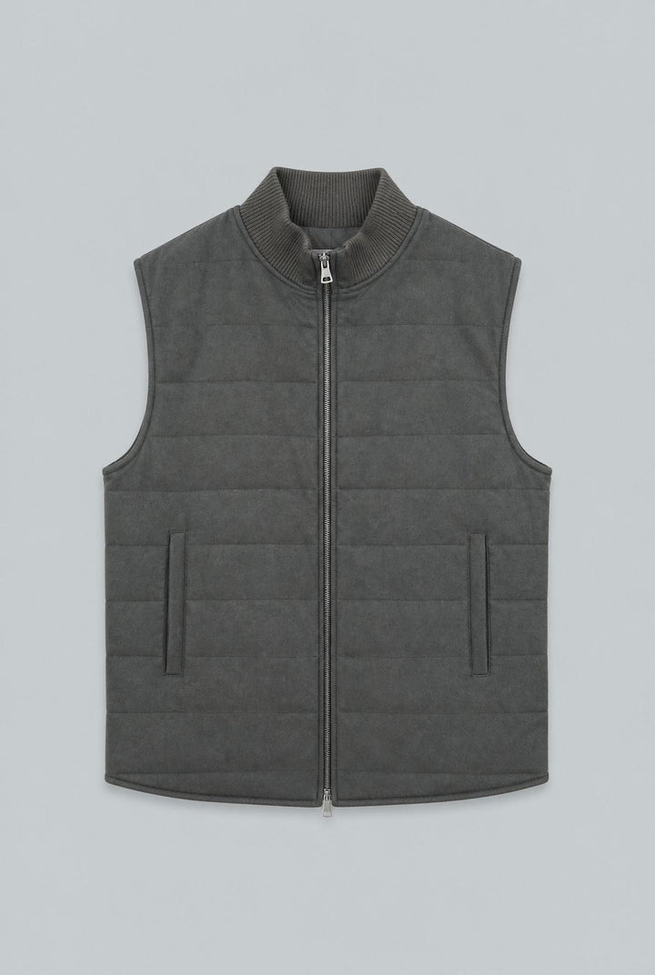 Wool & Cashmere Vest - Navy