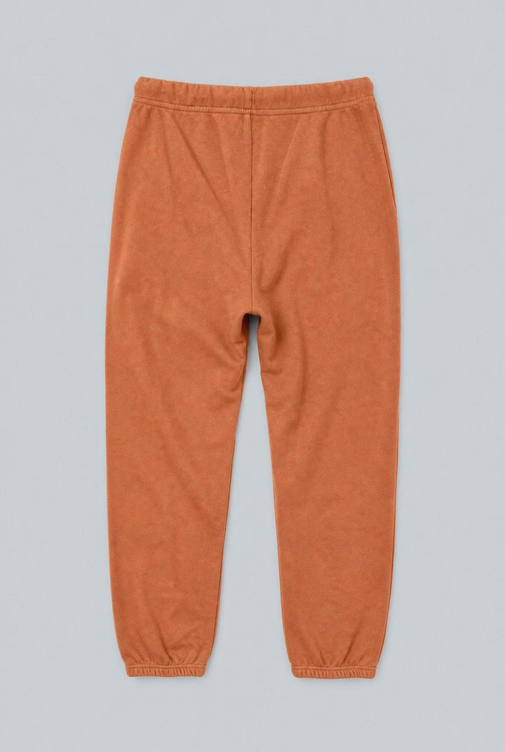 Embroidered Drawstring Sweatpants - Camel