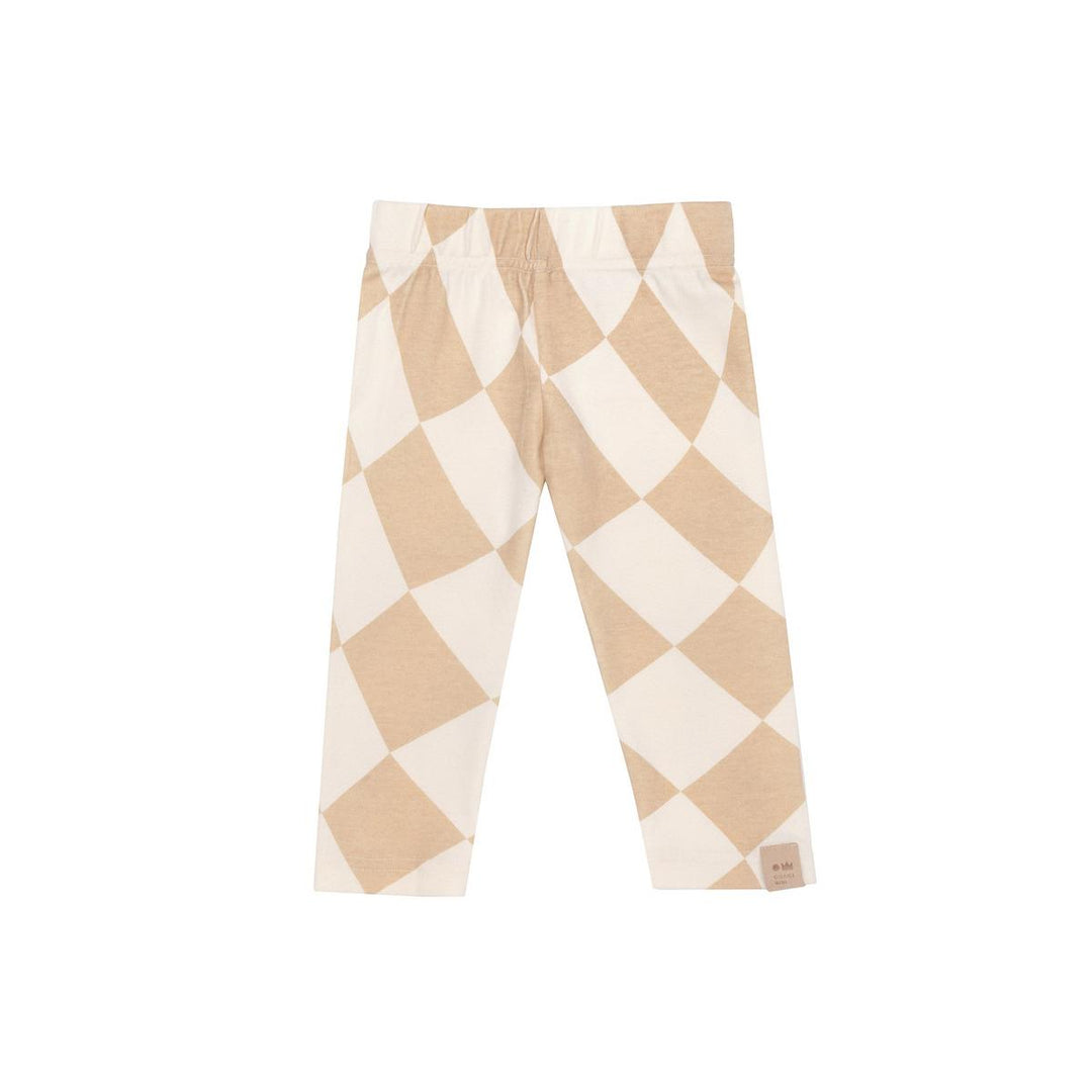 Baby Leggings with Print - Beige