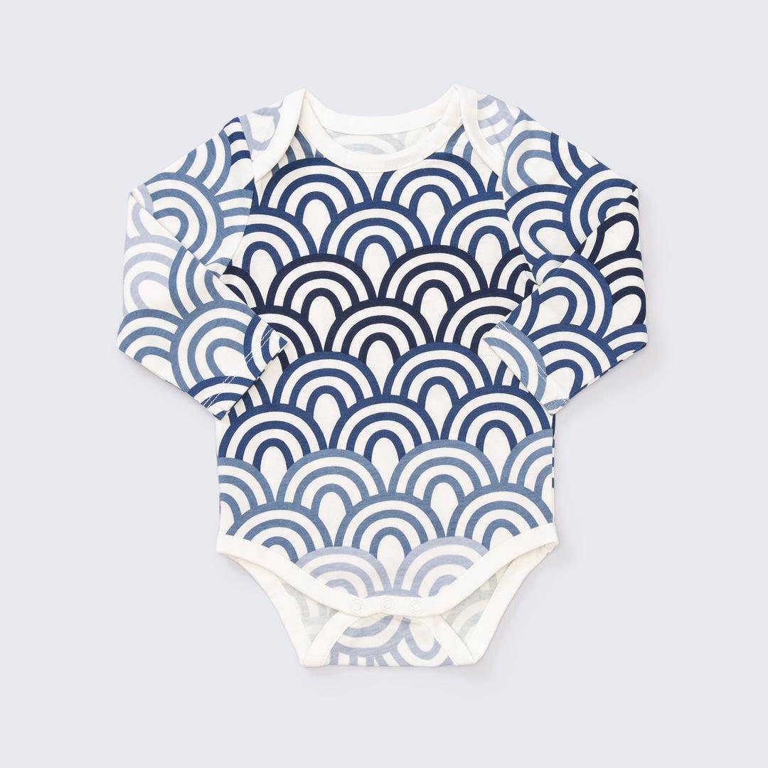 Long Sleeve Jack + Jill Bodysuit - Ombre Arch Deco