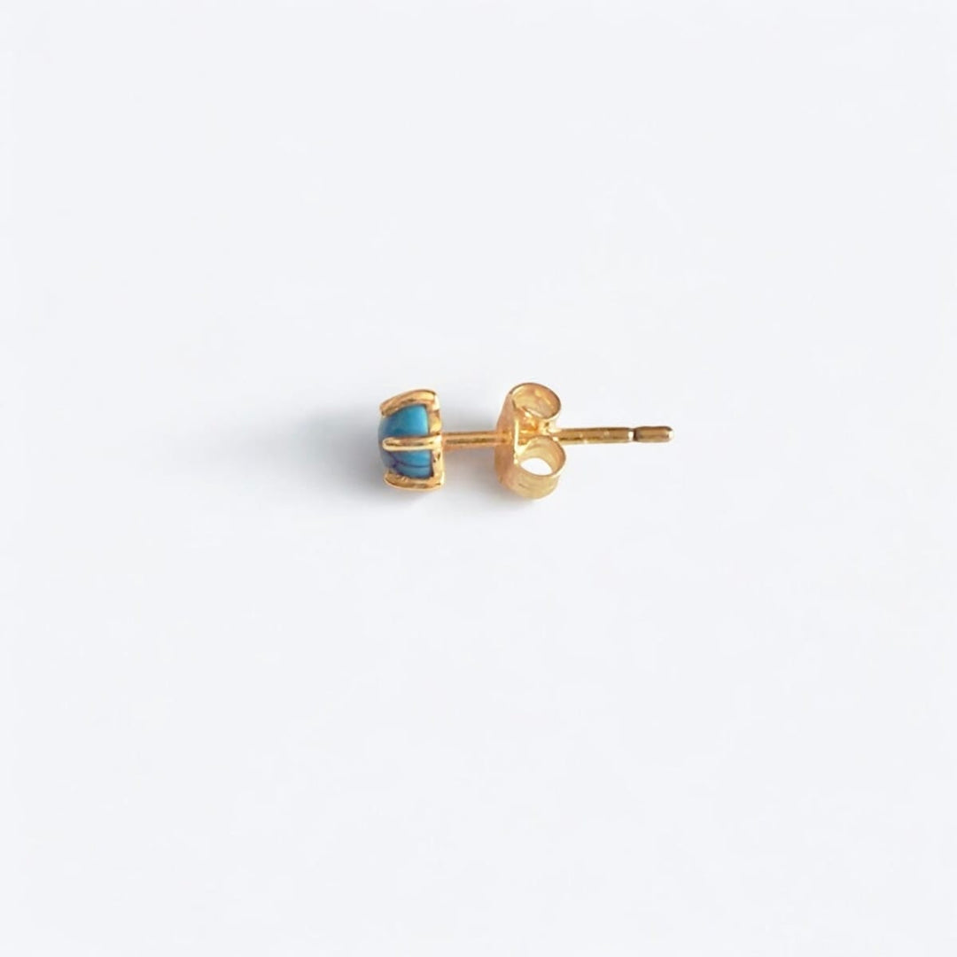Jolene Turquoise Micro Stud Earrings
