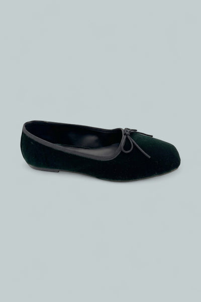 Jada Slip On Woven Bow Flats - Emldvelvet