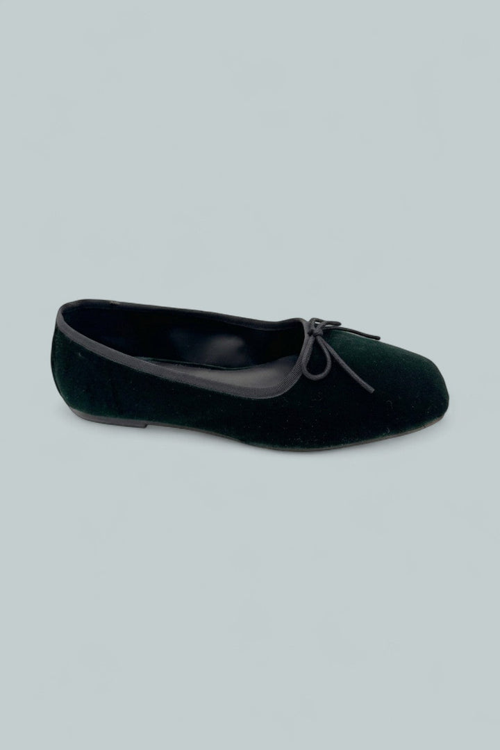 Jada Slip On Woven Bow Flats - Emldvelvet