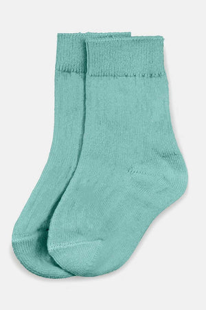 Organic baby anklet socks - Green