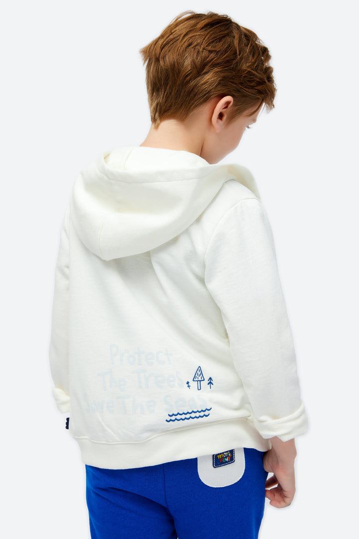 Protect The Trees Hoodie - White