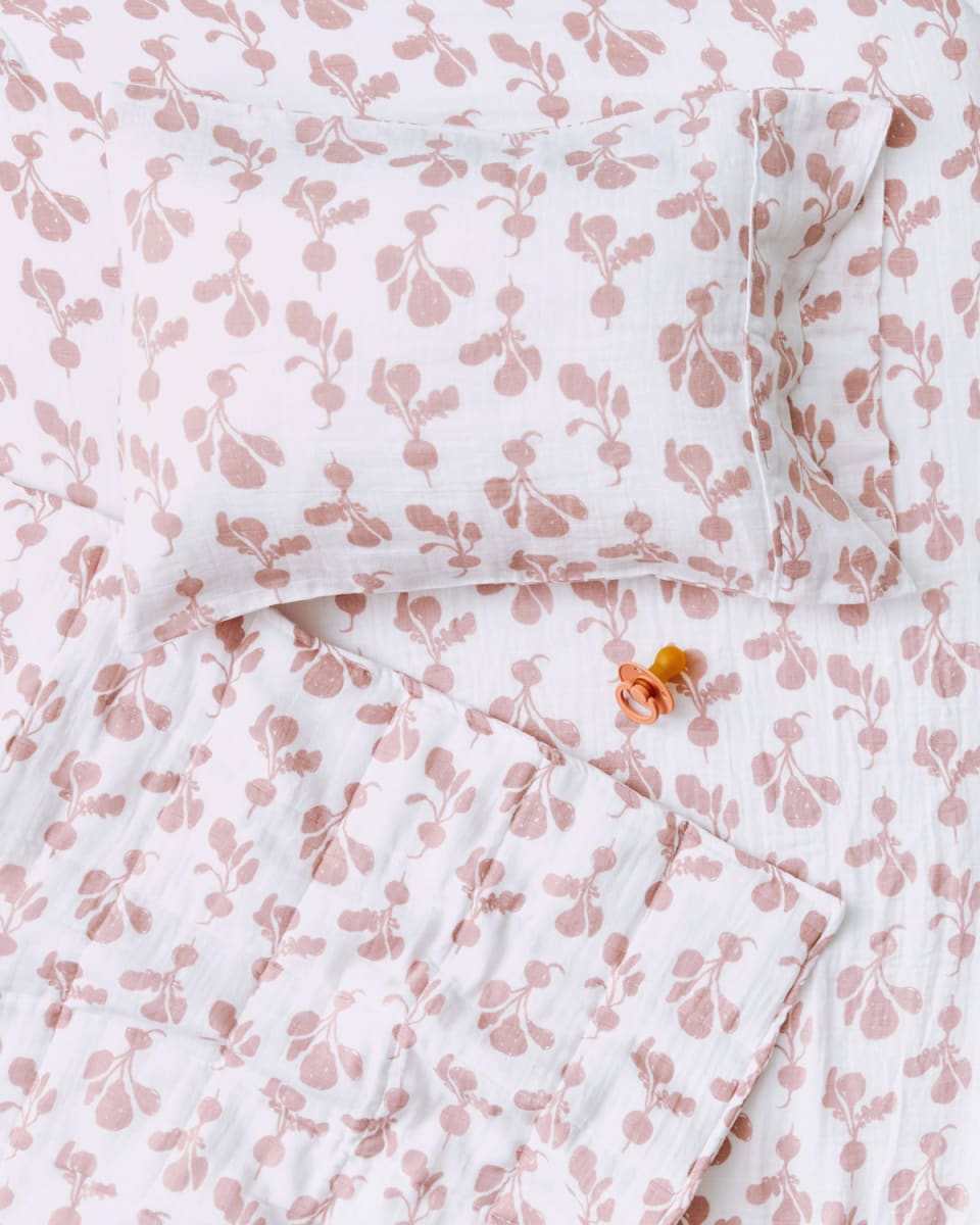 Crib Sheet - Radish Mauve