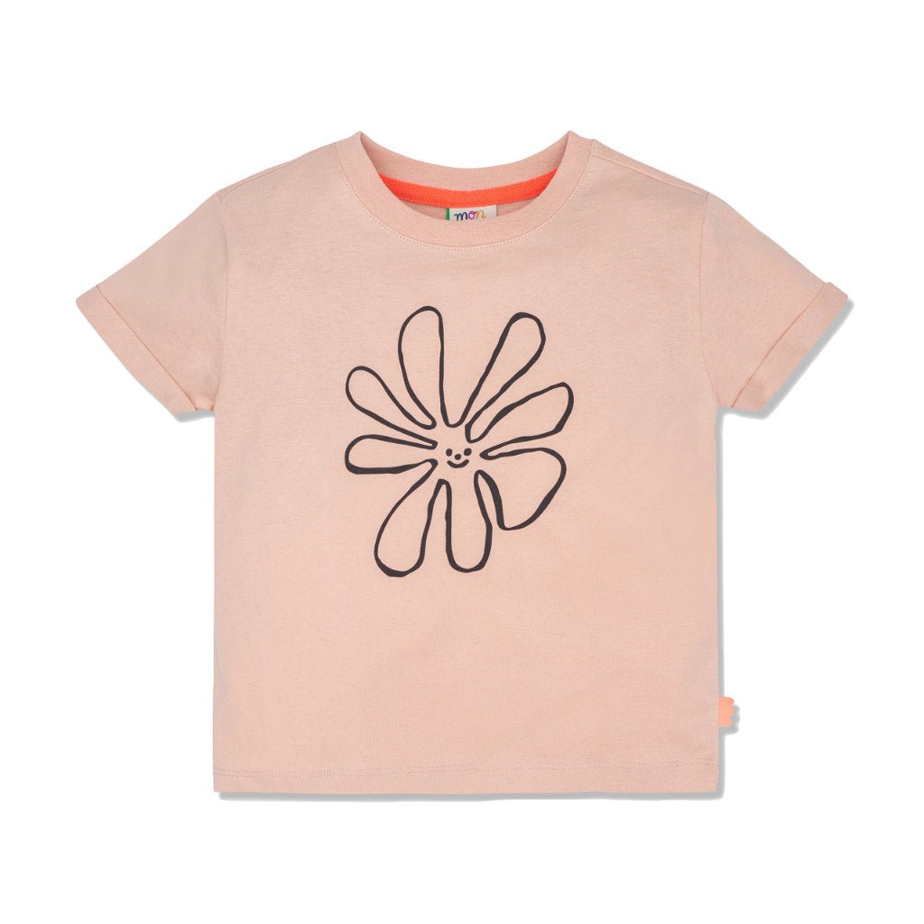 Flower Kid T-Shirt - Chalk Pink