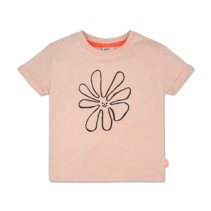 Flower Kid T-Shirt - Chalk Pink