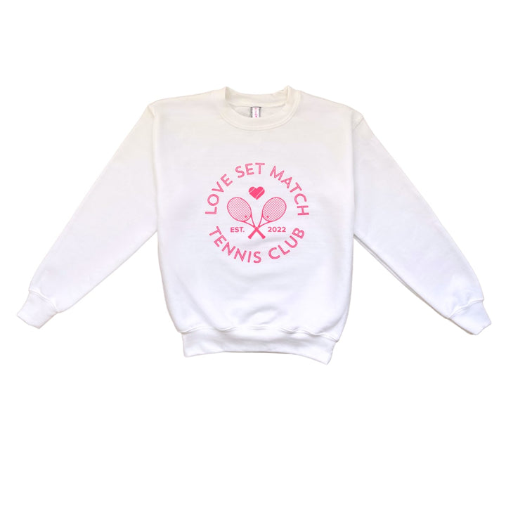Girls Club Love Sweatshirt - White